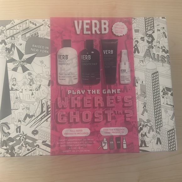 Verb where’s Ghost? Box set safe for color treated hair shampoo conditioner etc - Picture 2 of 4